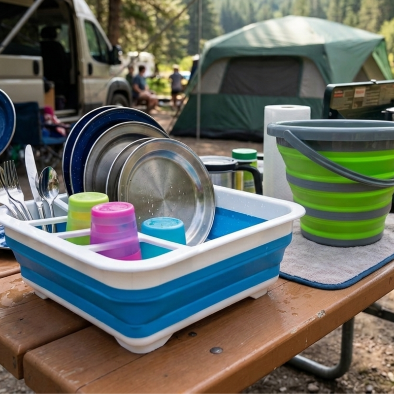 Space-Saving Camp Kitchen Hacks: The Power of Collapsible & Eco Friendly Gear
