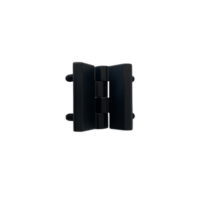 40 x 40mm Surface Mount Butt Hinge - Black