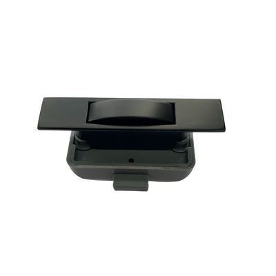 Rectangle Push Latch - Black