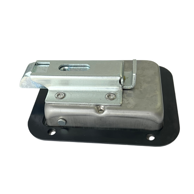 Recessed Paddle Lock 120x92mm - Stainless Steel