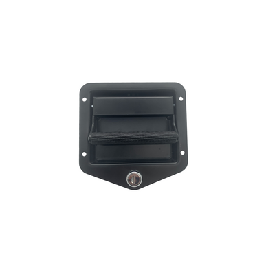 Cargo Drawer Lock and Handle – Black Texture
