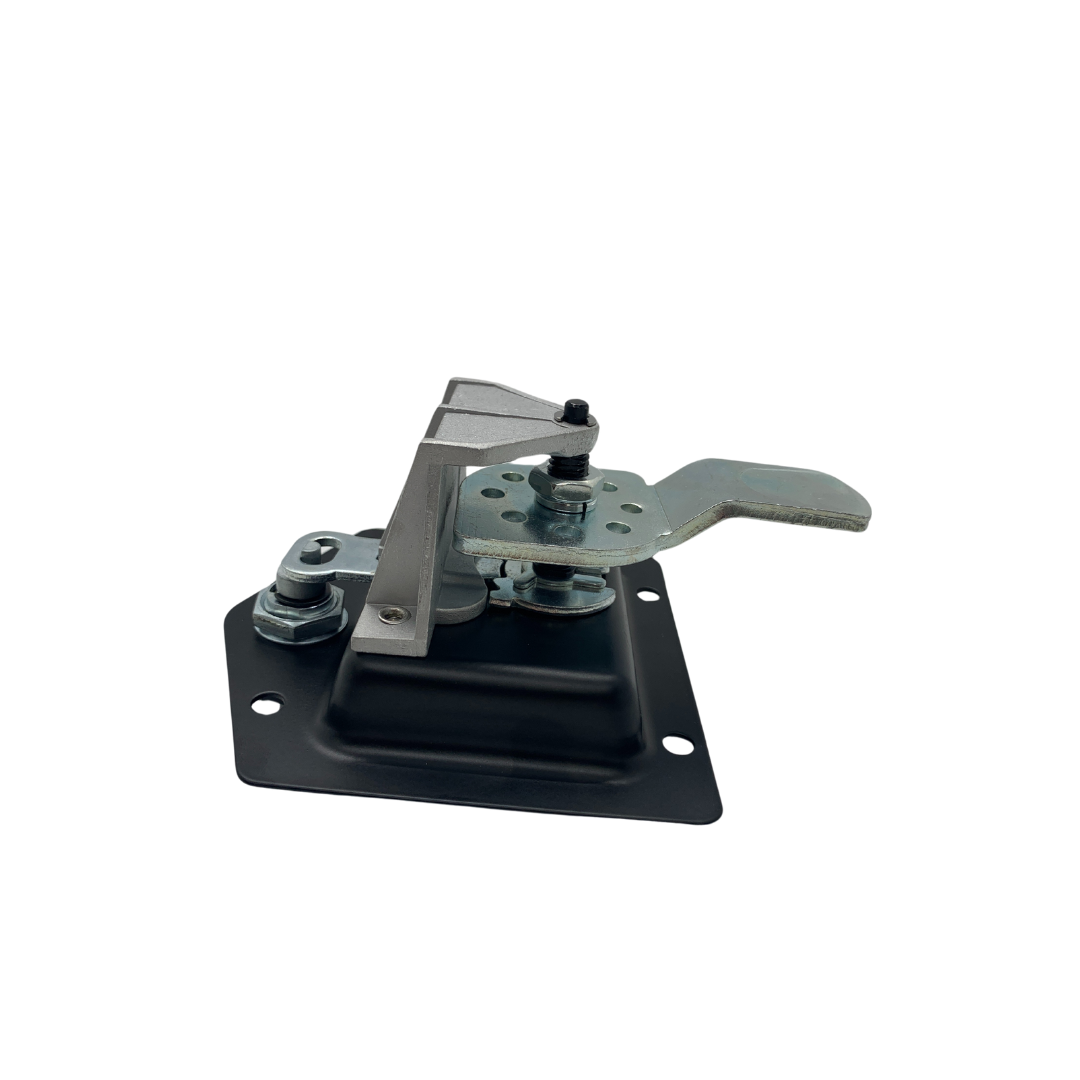 T Lock Straight Heavy Duty Black Powder Coated