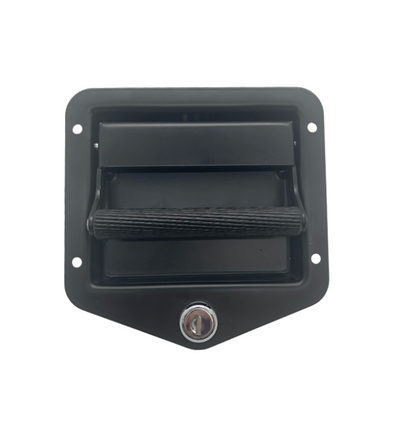 Cargo Drawer Lock and Handle – Black Texture
