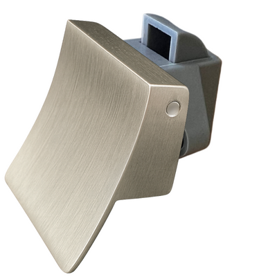 Square Caravan Cabinet Pull Latch - Brushed Nickel