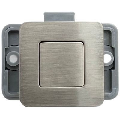 Push Button Latch -  Brushed Nickel