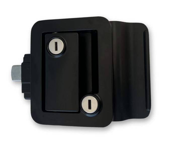 RV Caravan Entry Door Latch /Lock - Black