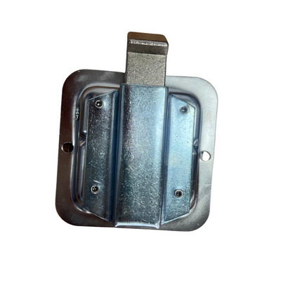 Small Recessed Paddle Lock 82x82mm - Stainless Steel