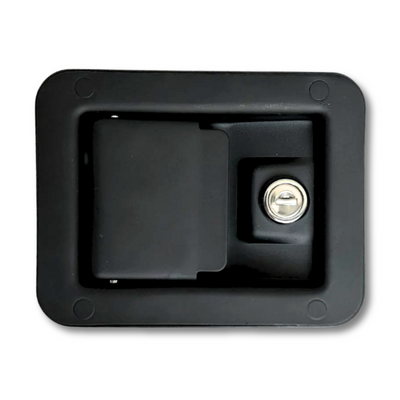 Hook Latch Paddle Lock 140x108mm - Black
