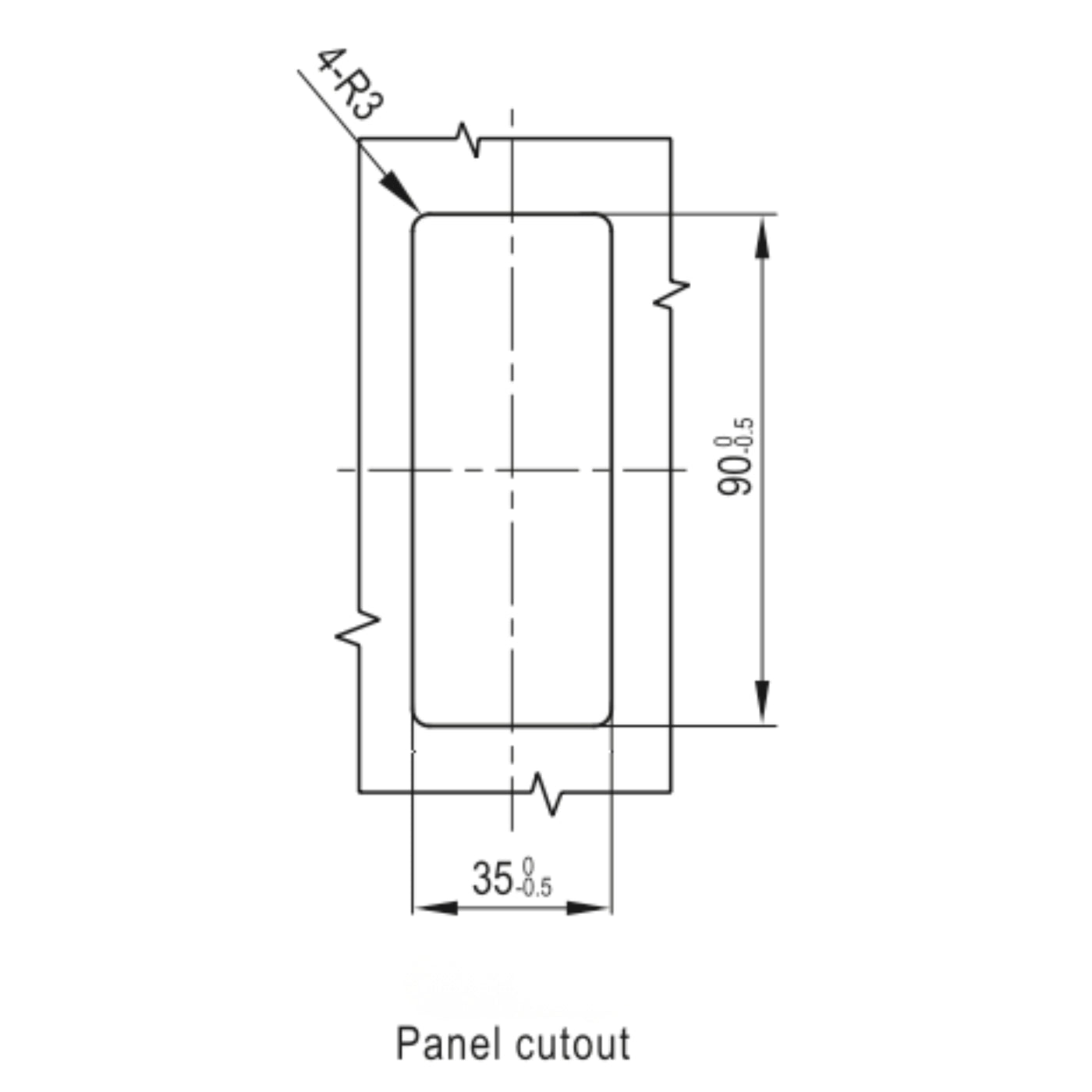 Rounded End Compression Latch - Texture Black (15-29mm)