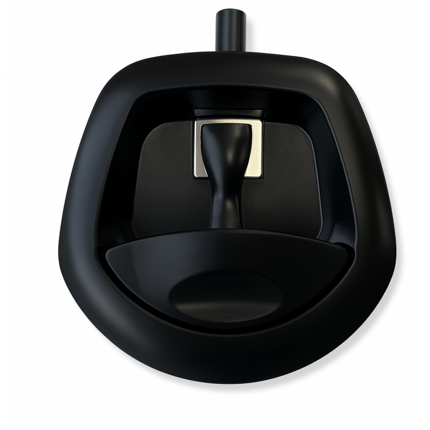 Whale Tail Compression Lock with Built-in Lock Actuator - Satin Black / Black
