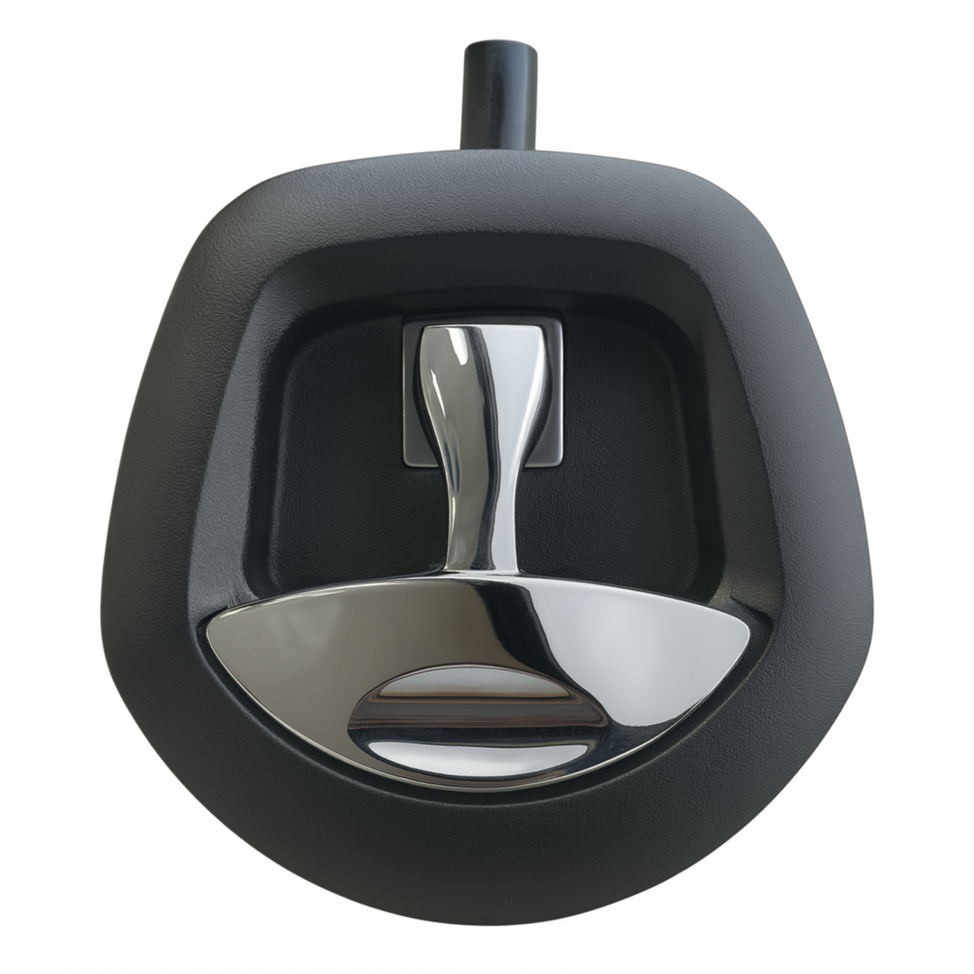 Whale Tail Compression Lock with Built in Actuator - Texture Black / Chrome