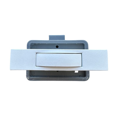 Rectangle Push Latch - White