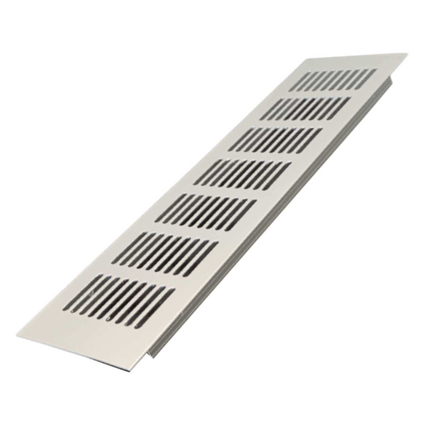 Aluminium Air Vent Grill 80x300mm - Silver