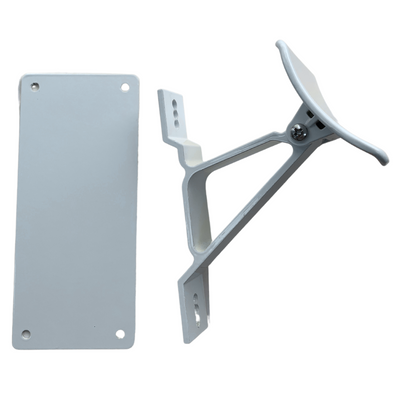 Caravan Awning Support Bracket - White