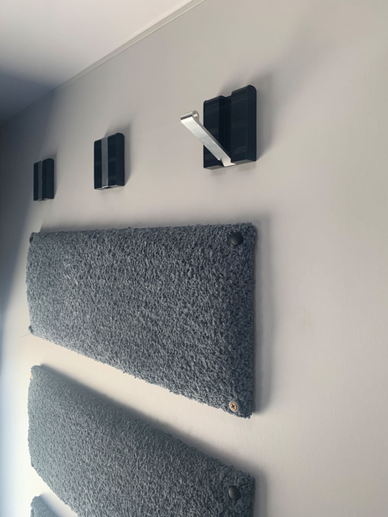 Single Coat Hook - 2 Hole Aluminium Pressing