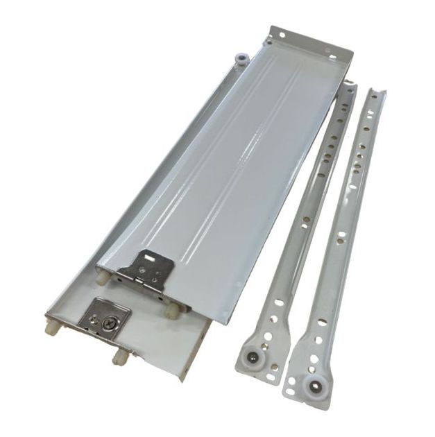 18-450 x 118mm Draw Slides and Side Boards - White