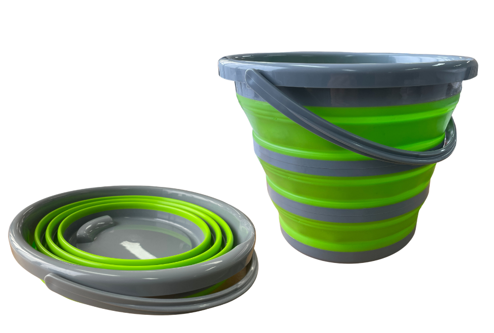 The RV Factory
Collapsible Bucket 10L
 32 x 25.5 
5 Cm After Folding
PP + TPR - TSF Direct