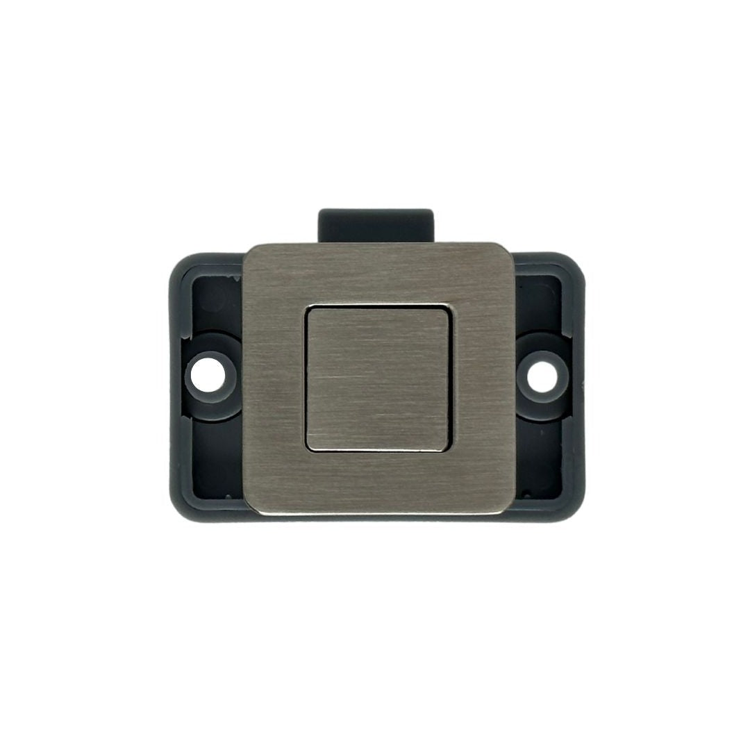 Push Button Latch -  Brushed Nickel - TSF Direct