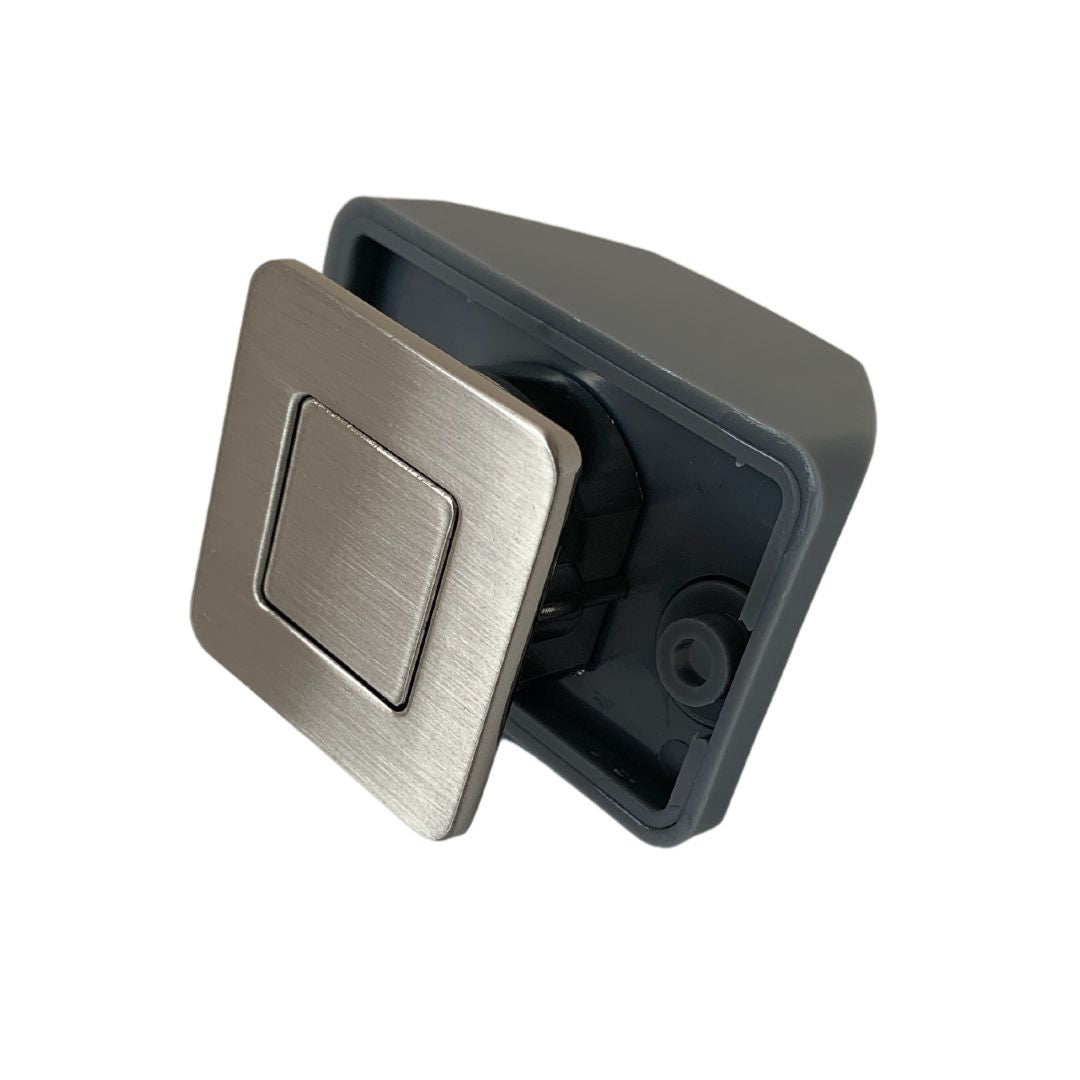 Push Button Latch -  Brushed Nickel - TSF Direct