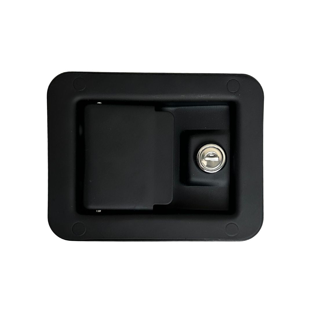 Handle Panel Lock Black - TSF Direct