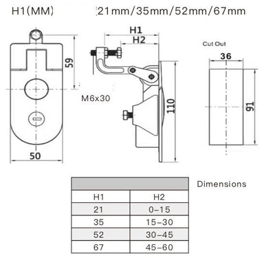 Round Compression Latch - Chrome - TSF Direct