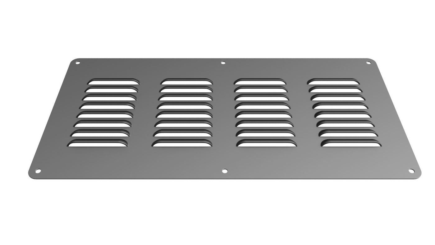 Louvre Vent 300 x 150 - Black - TSF Direct