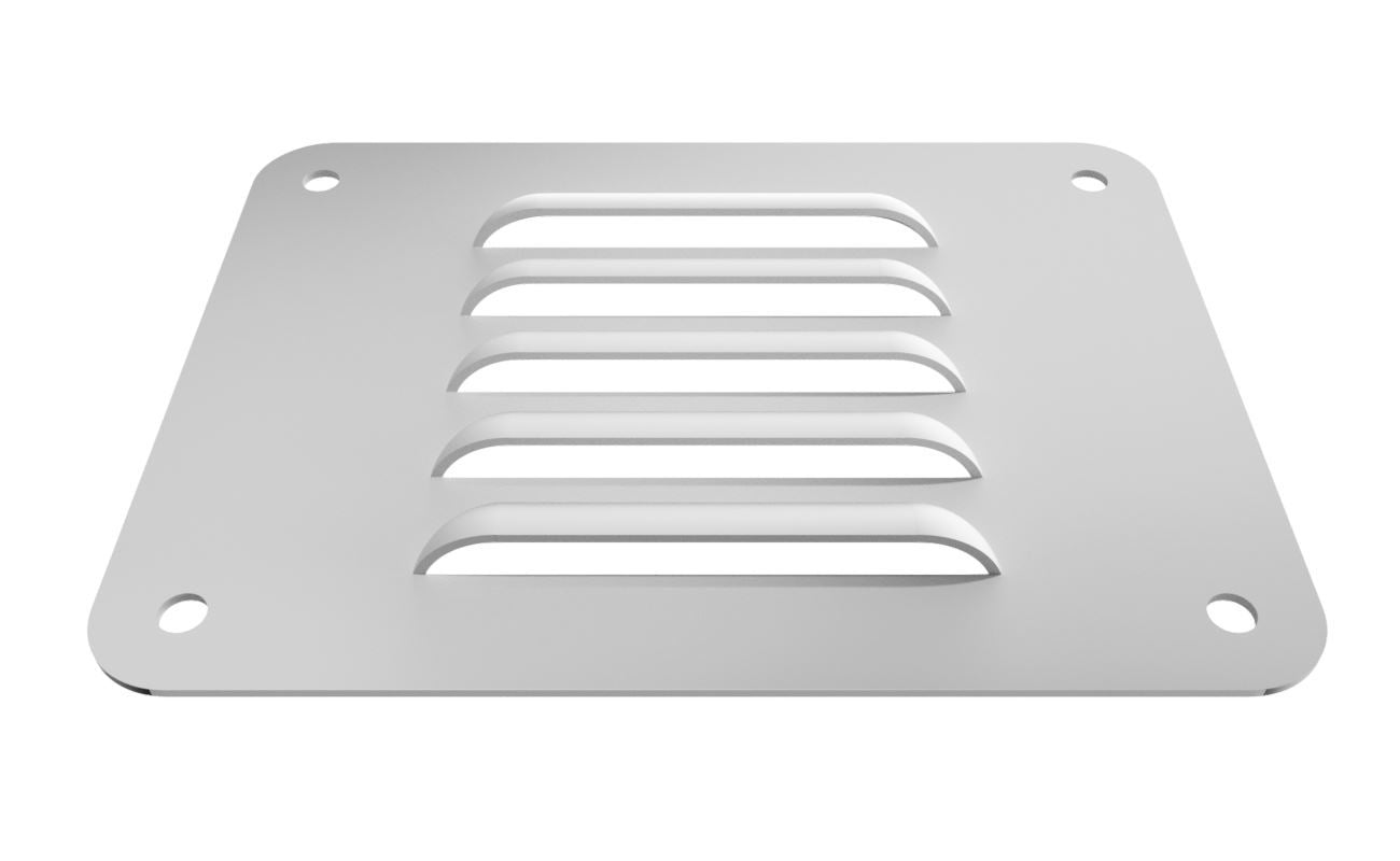 Louvre Vent 100 x 75 - White - TSF Direct